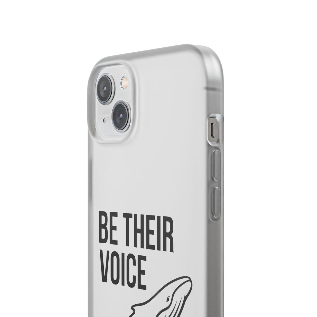 Be Their Voice Phone Case – Whale Design iPhone & Samsung Case | Ocean Awareness Cover | BlueHope Co.