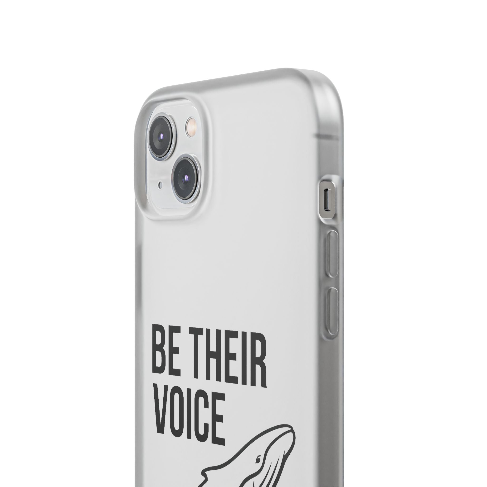 Be Their Voice Phone Case – Whale Design iPhone & Samsung Case | Ocean Awareness Cover | BlueHope Co.