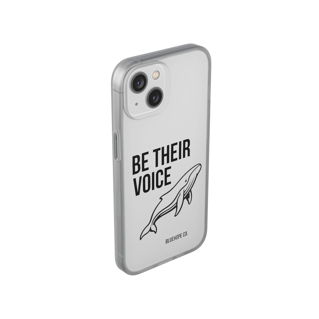 Be Their Voice Phone Case – Whale Design iPhone & Samsung Case | Ocean Awareness Cover | BlueHope Co.
