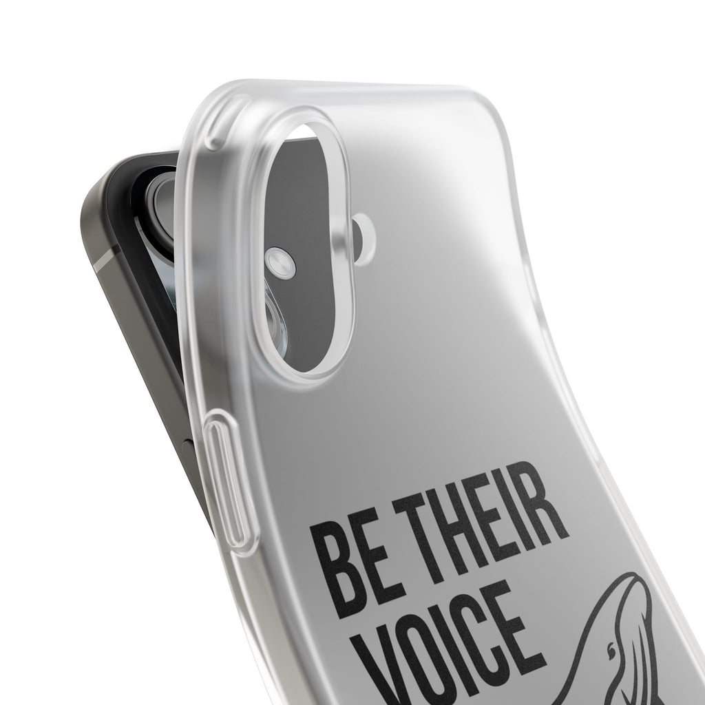 Be Their Voice Phone Case – Whale Design iPhone & Samsung Case | Ocean Awareness Cover | BlueHope Co.