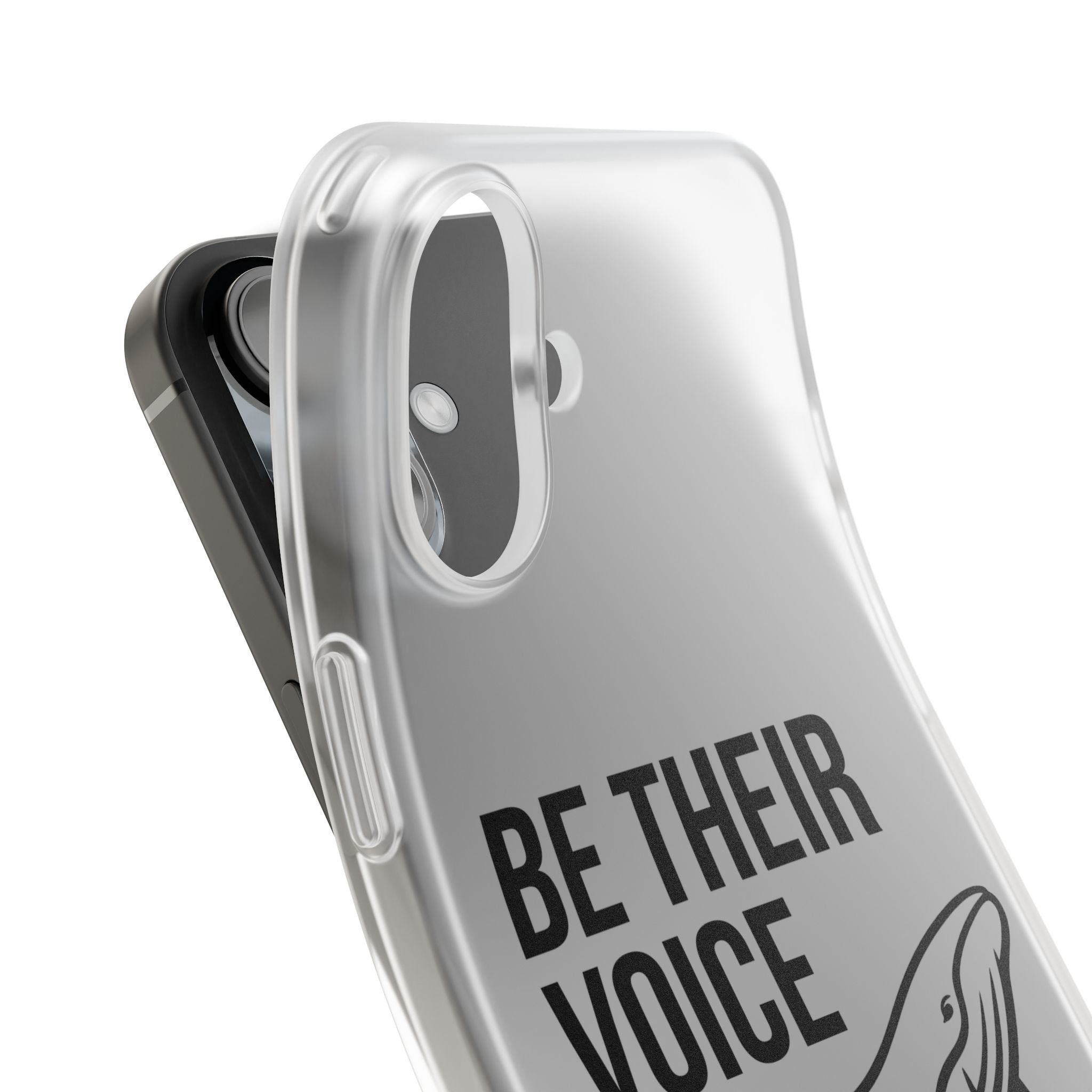 Be Their Voice Phone Case – Whale Design iPhone & Samsung Case | Ocean Awareness Cover | BlueHope Co.