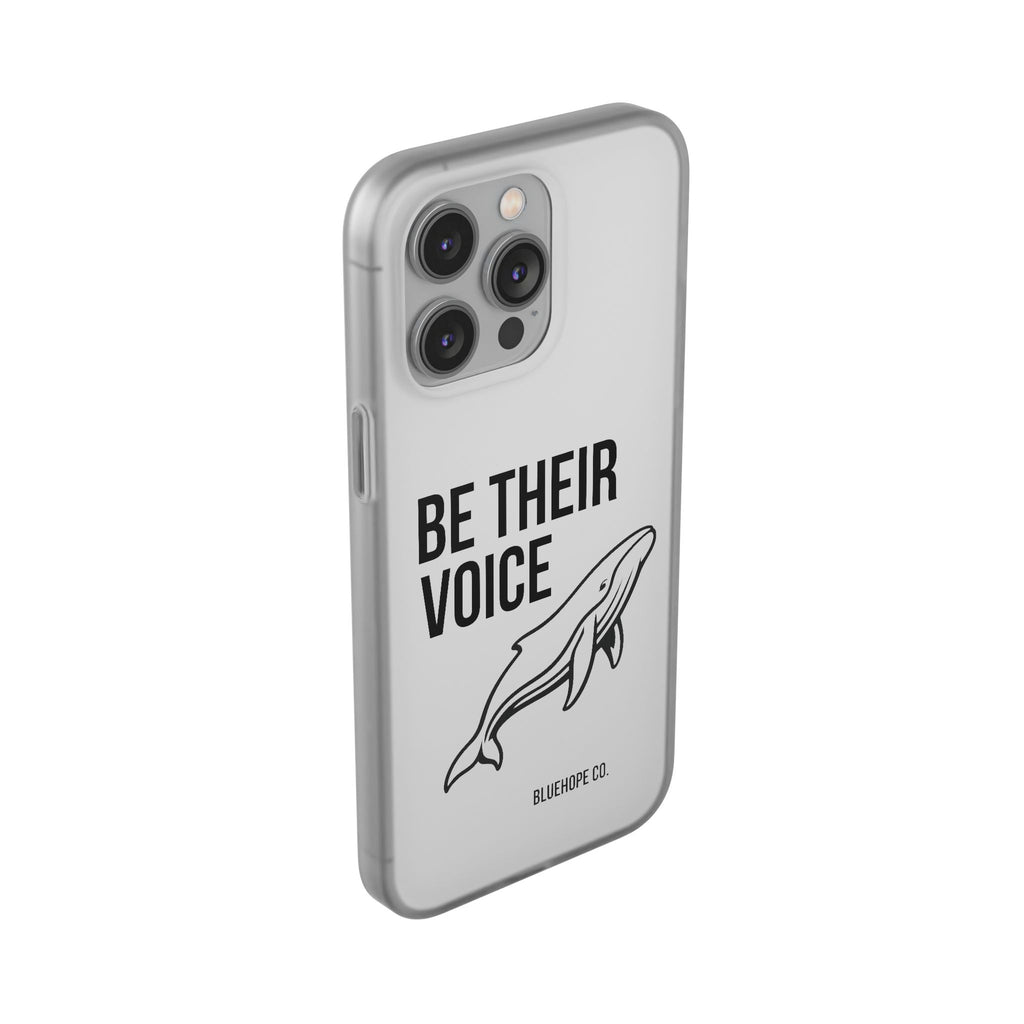 Be Their Voice Phone Case – Whale Design iPhone & Samsung Case | Ocean Awareness Cover | BlueHope Co.