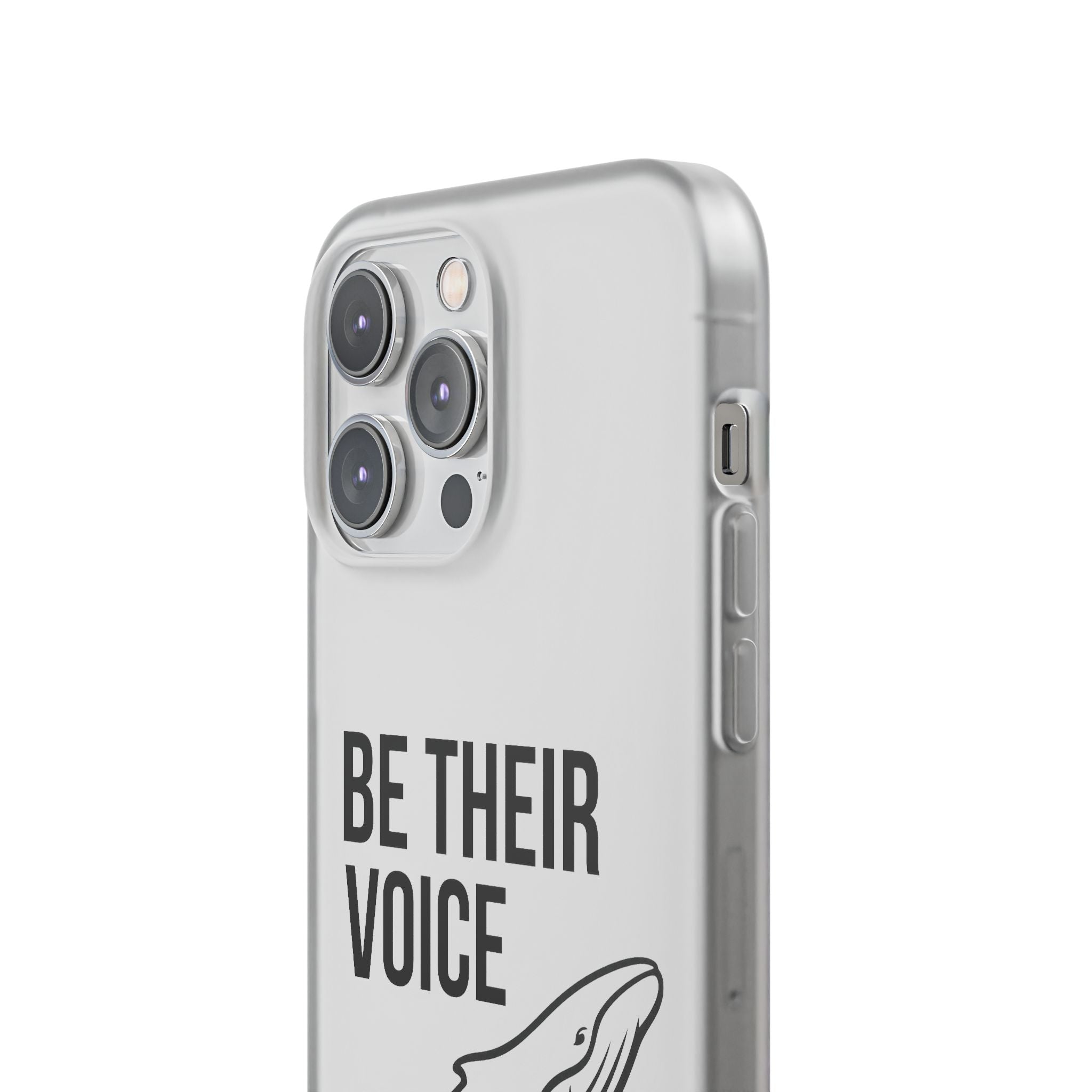 Be Their Voice Phone Case – Whale Design iPhone & Samsung Case | Ocean Awareness Cover | BlueHope Co.