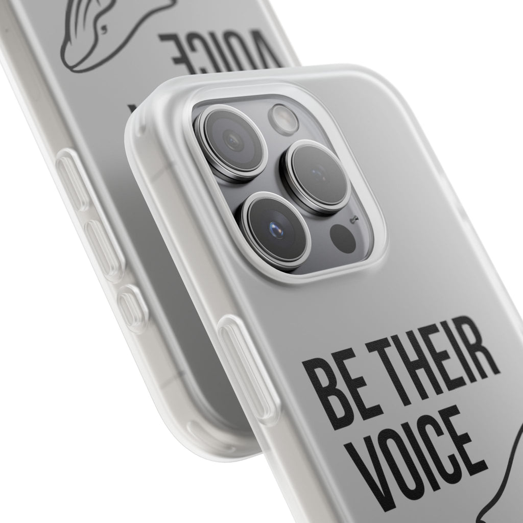 Be Their Voice Phone Case – Whale Design iPhone & Samsung Case | Ocean Awareness Cover | BlueHope Co.