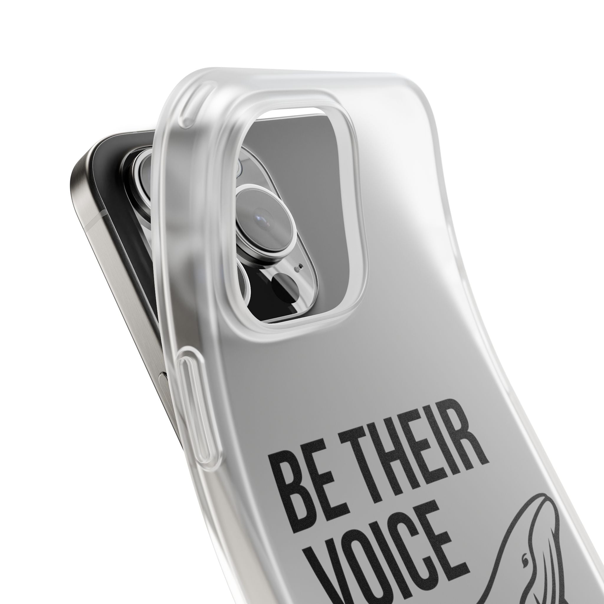 Be Their Voice Phone Case – Whale Design iPhone & Samsung Case | Ocean Awareness Cover | BlueHope Co.
