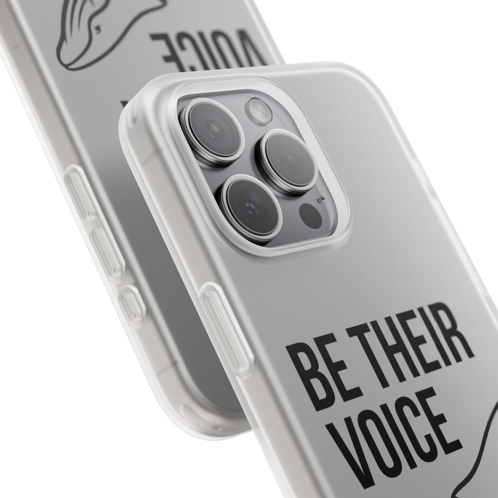 Be Their Voice Phone Case – Whale Design iPhone & Samsung Case | Ocean Awareness Cover | BlueHope Co.