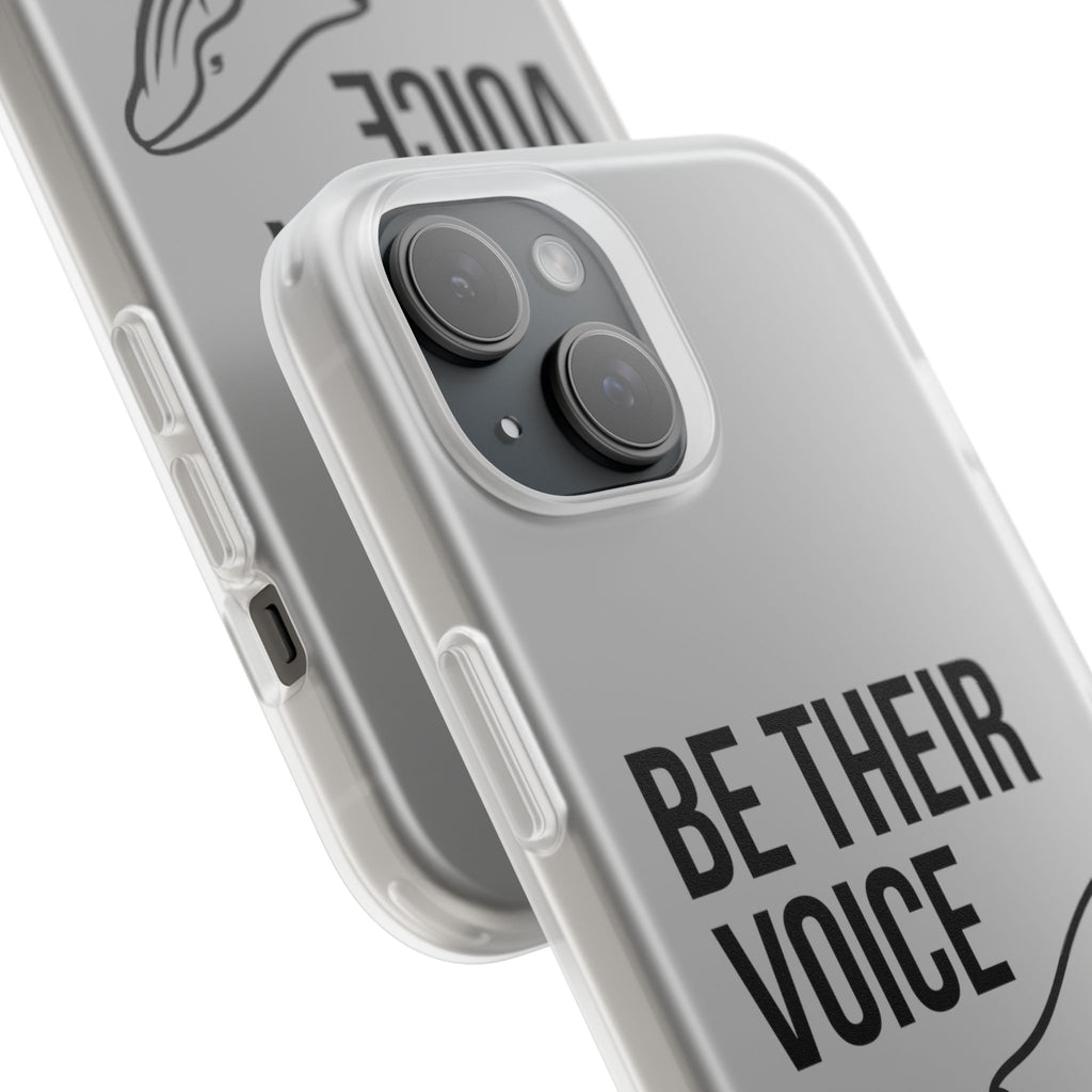Be Their Voice Phone Case – Whale Design iPhone & Samsung Case | Ocean Awareness Cover | BlueHope Co.