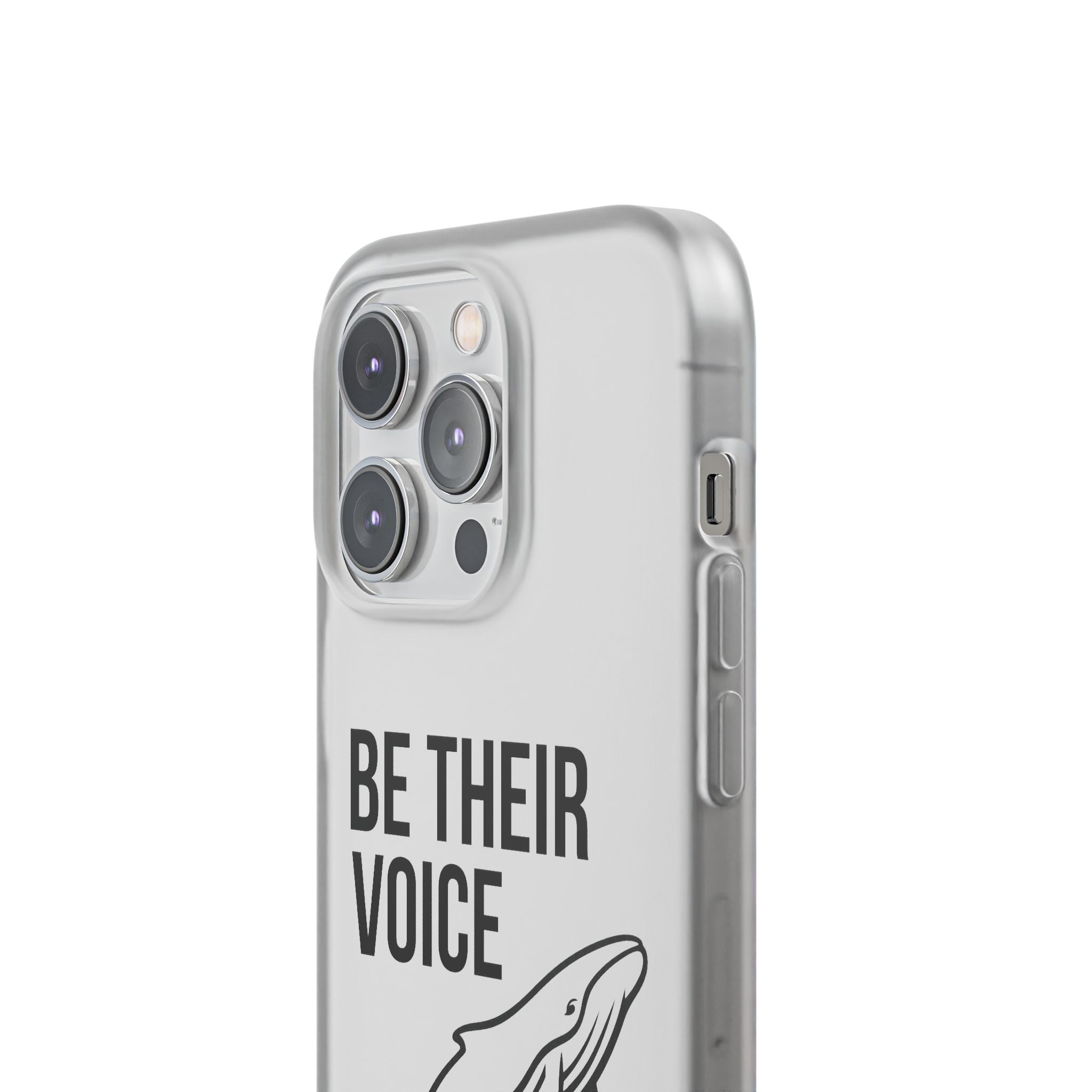 Be Their Voice Phone Case – Whale Design iPhone & Samsung Case | Ocean Awareness Cover | BlueHope Co.