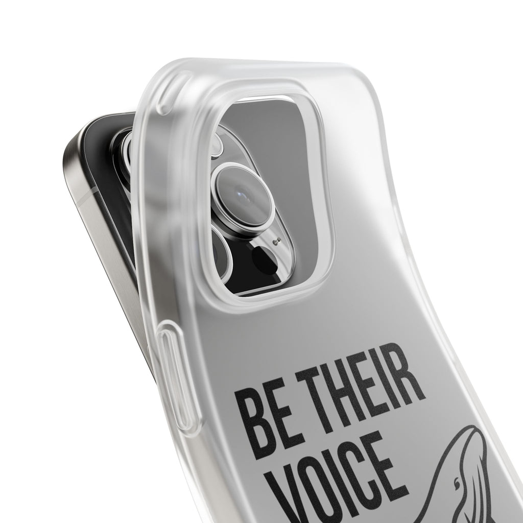 Be Their Voice Phone Case – Whale Design iPhone & Samsung Case | Ocean Awareness Cover | BlueHope Co.
