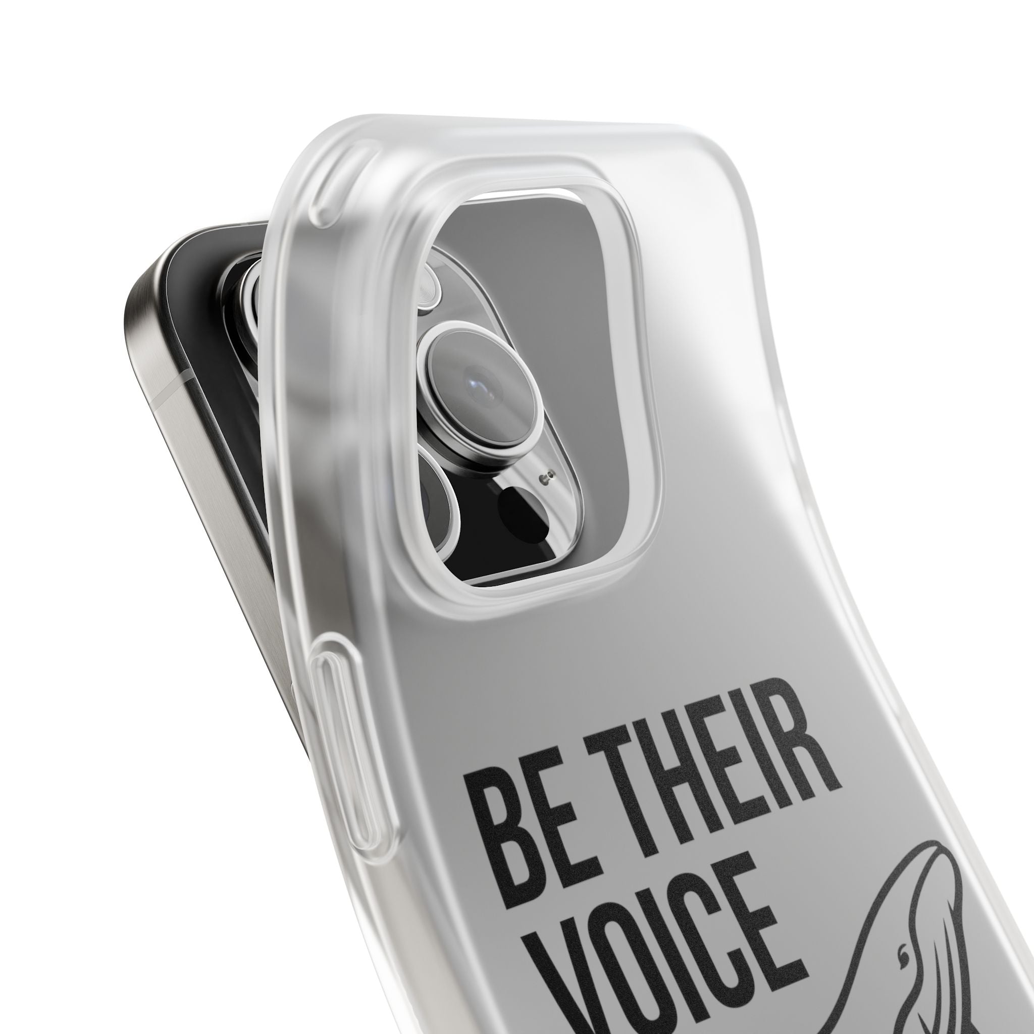 Be Their Voice Phone Case – Whale Design iPhone & Samsung Case | Ocean Awareness Cover | BlueHope Co.