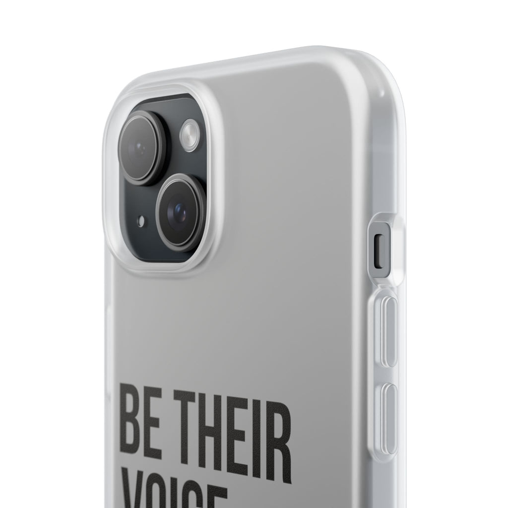 Be Their Voice Phone Case – Whale Design iPhone & Samsung Case | Ocean Awareness Cover | BlueHope Co.