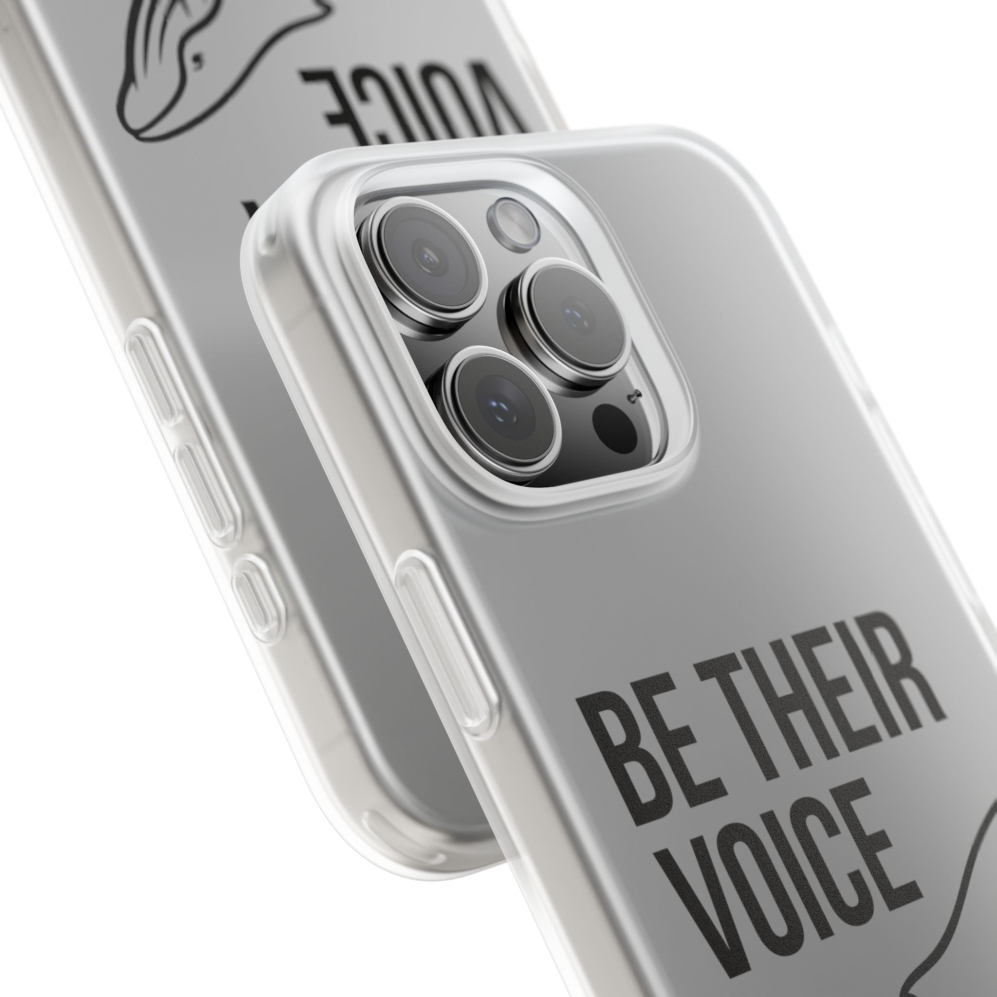 Be Their Voice Phone Case – Whale Design iPhone & Samsung Case | Ocean Awareness Cover | BlueHope Co.
