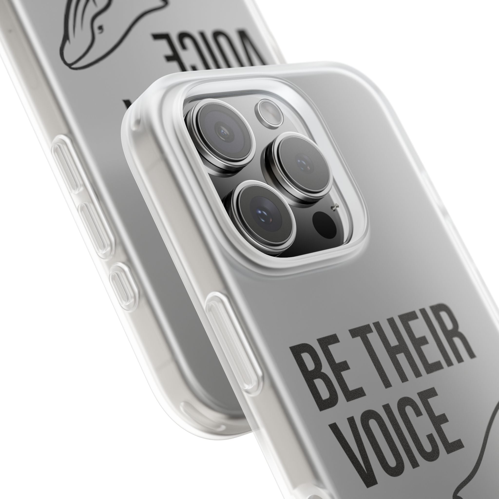 Be Their Voice Phone Case – Whale Design iPhone & Samsung Case | Ocean Awareness Cover | BlueHope Co.